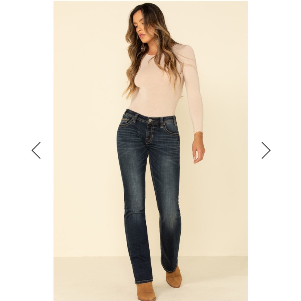 Rock & Roll Cowgirl Distressed Riding Jean 28
